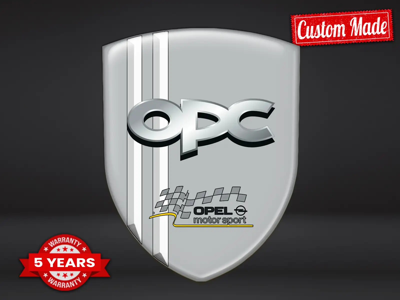 OPC Silikonlogo Auto Universal Hochwertig Professionell